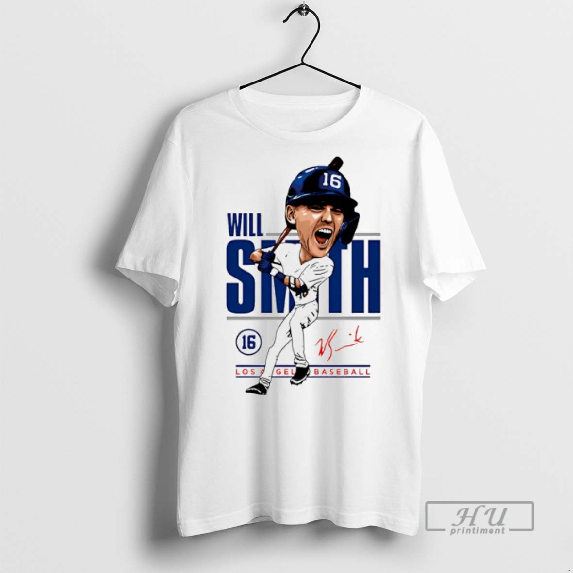 Officials Trending Will Smith Los Angeles Dodgers - Adult & Kids T-Shirts, Sweatshirts & Hoodies apparel design preview 1