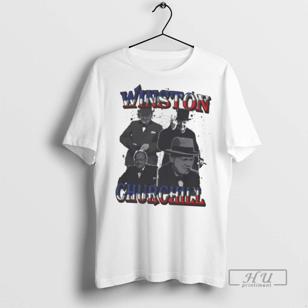 Officials Trending Winston Churchill Portrait - Adult & Kids T-Shirts, Sweatshirts & Hoodies apparel design preview 1