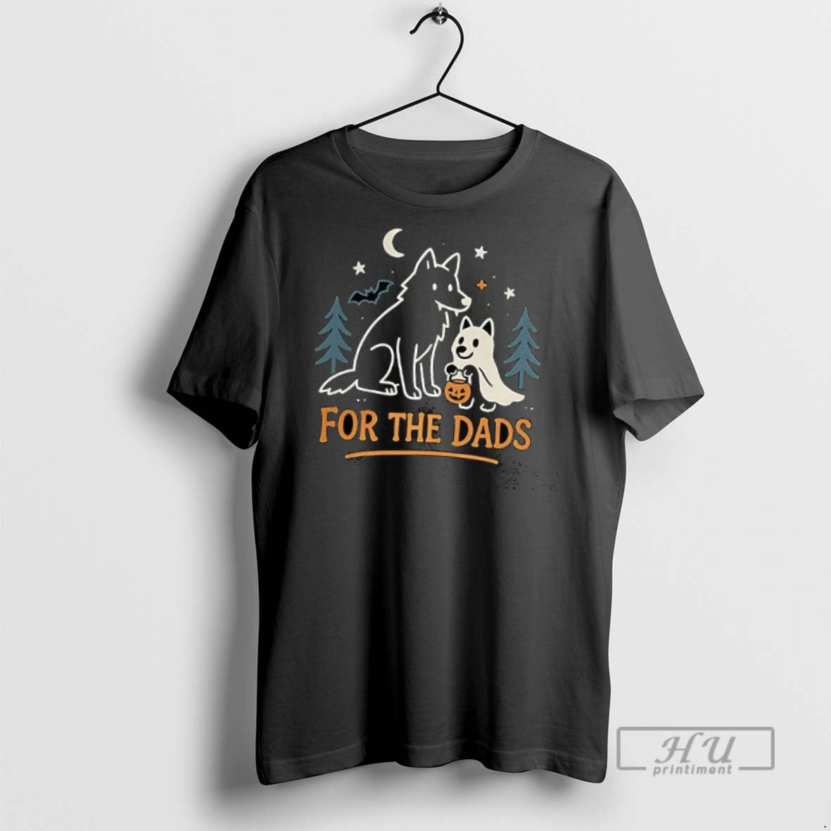 Officials Trending Wolf For The Dads Halloween - Adult & Kids T-Shirts, Sweatshirts & Hoodies apparel design preview 1