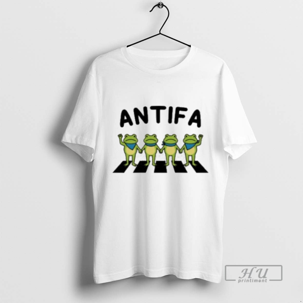 Officials Trending Antifa Portland Frog Abolish Ice - Adult & Kids T-Shirts, Sweatshirts & Hoodies apparel design preview 1