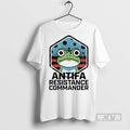 Officials Trending Antifa Resistance Commander - Adult & Kids T-Shirts, Sweatshirts & Hoodies apparel design preview 1