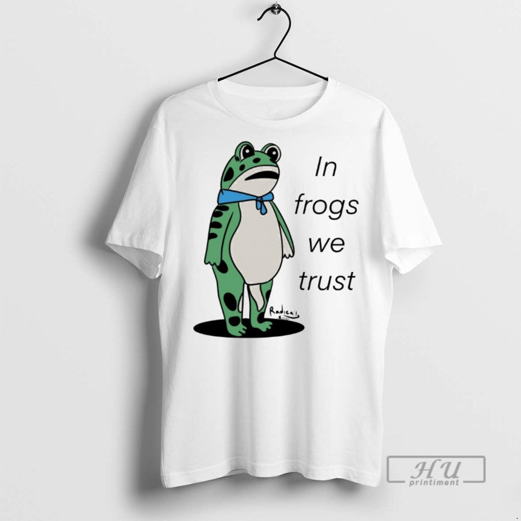 Officials Trending In Frogs We Trust Portland Frog - Adult & Kids T-Shirts, Sweatshirts & Hoodies apparel design preview 1