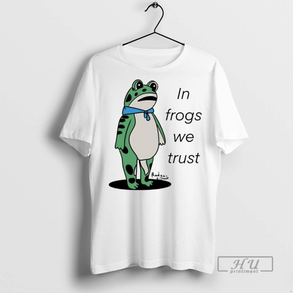 Officials Trending In Frogs We Trust Portland Frog - Adult & Kids T-Shirts, Sweatshirts & Hoodies apparel design preview 1