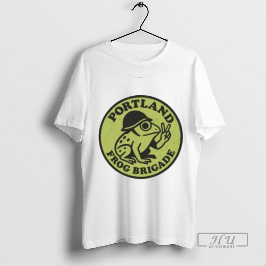Officials Trending Portland Frog Brigade Anti Trump - Adult & Kids T-Shirts, Sweatshirts & Hoodies apparel design preview 1