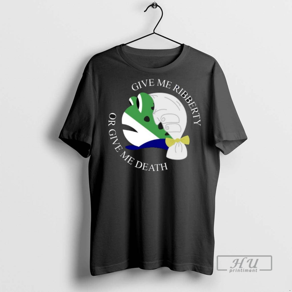 Officials Trending Portland Frog Give Me Ribberty Or - Adult & Kids T-Shirts, Sweatshirts & Hoodies apparel design preview 1