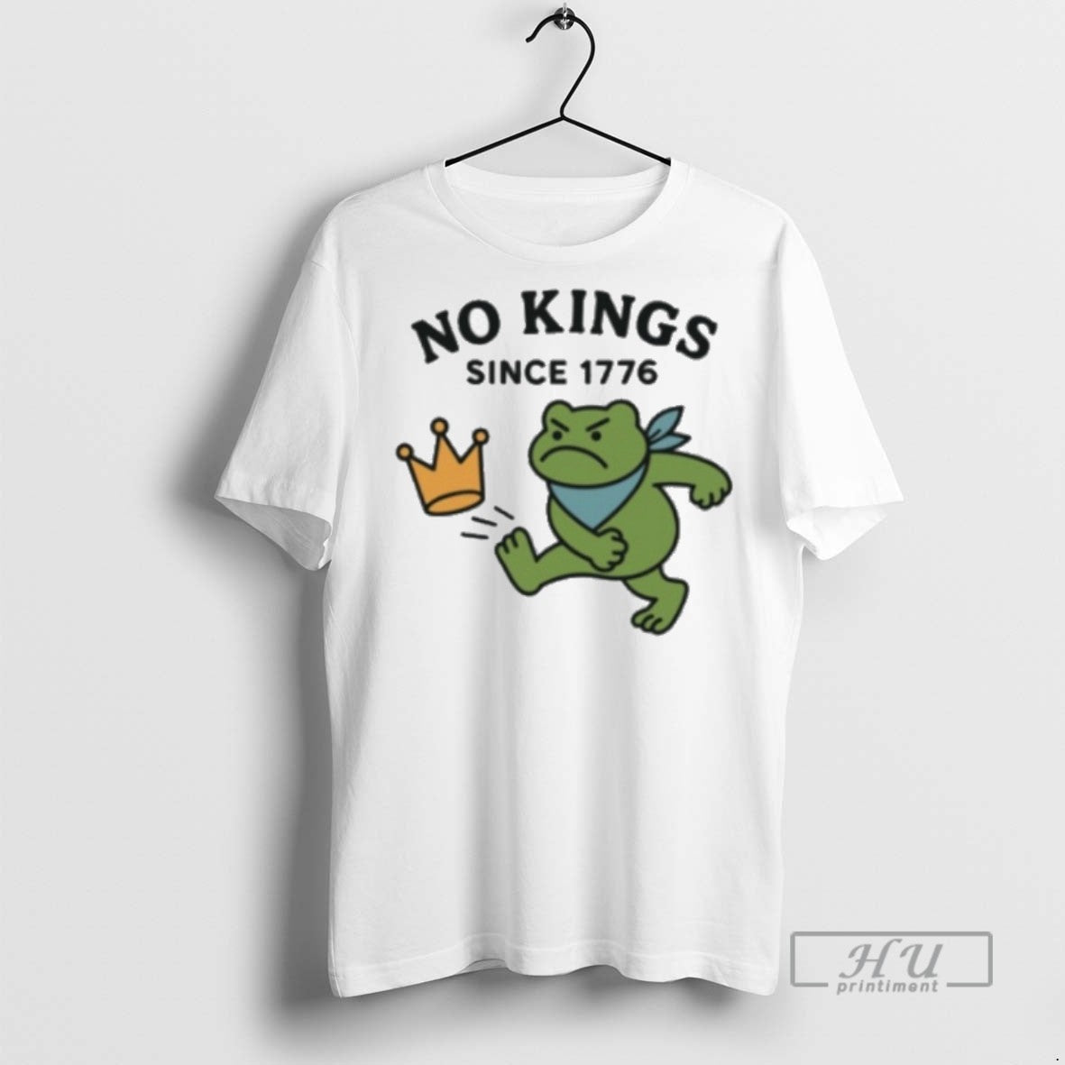 Officials Trending Portland Frog Protest No Kings In - Adult & Kids T-Shirts, Sweatshirts & Hoodies apparel design preview 1