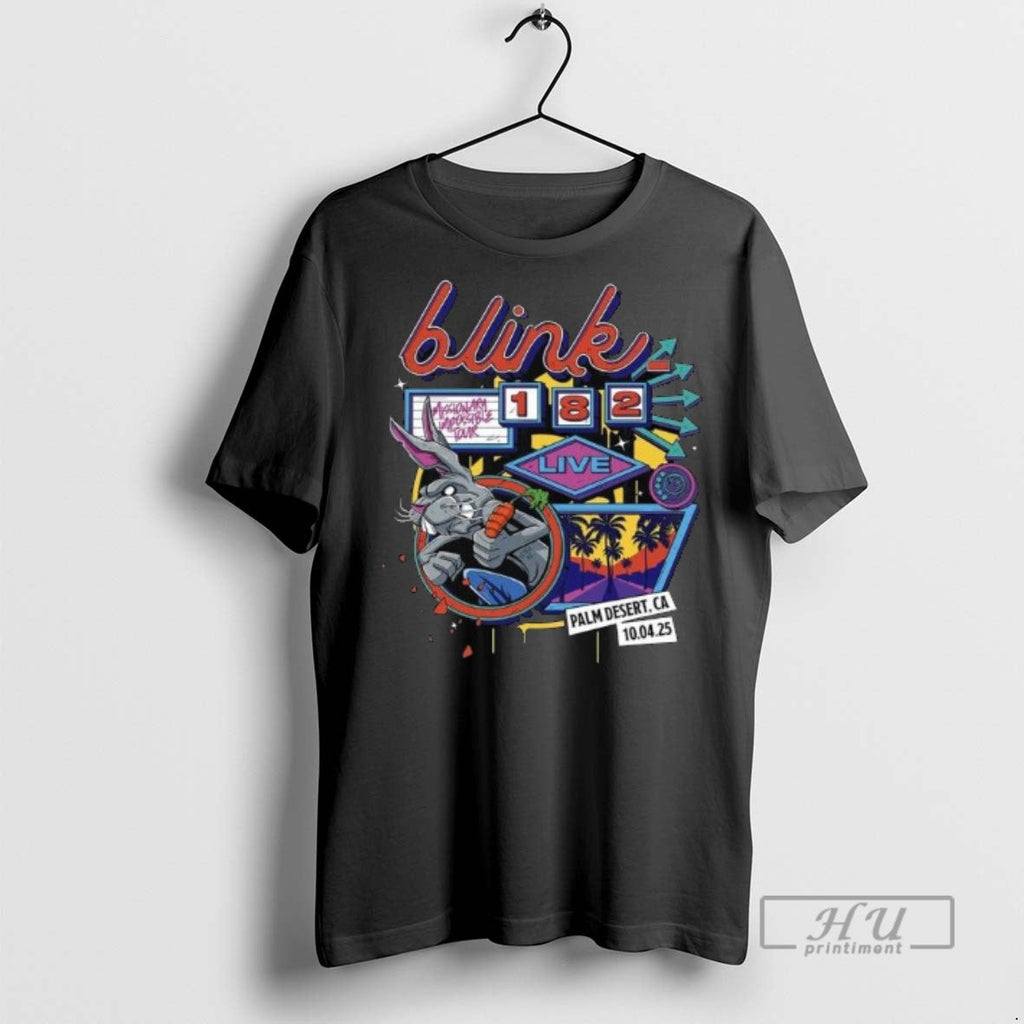 Officials Trendy Blink 182 Live At Palm Desert - Adult & Kids T-Shirts, Sweatshirts & Hoodies apparel design preview 1