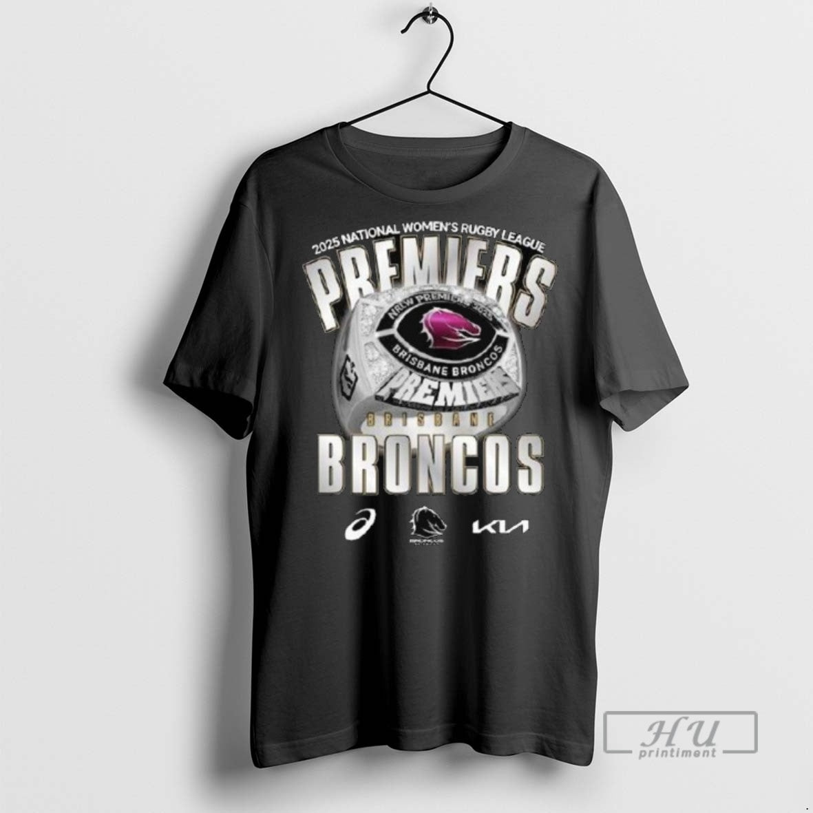 Officials Trendy Brisbane Broncos 2025 National Rugby - Adult & Kids T-Shirts, Sweatshirts & Hoodies apparel design preview 1