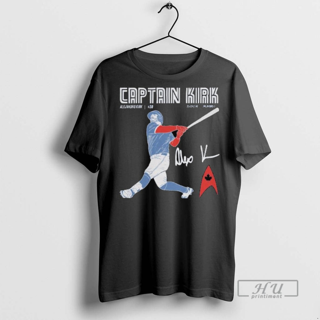 Officials Trendy Captain Alejandro Kirk Toronto Blue - Adult & Kids T-Shirts, Sweatshirts & Hoodies apparel design preview 1