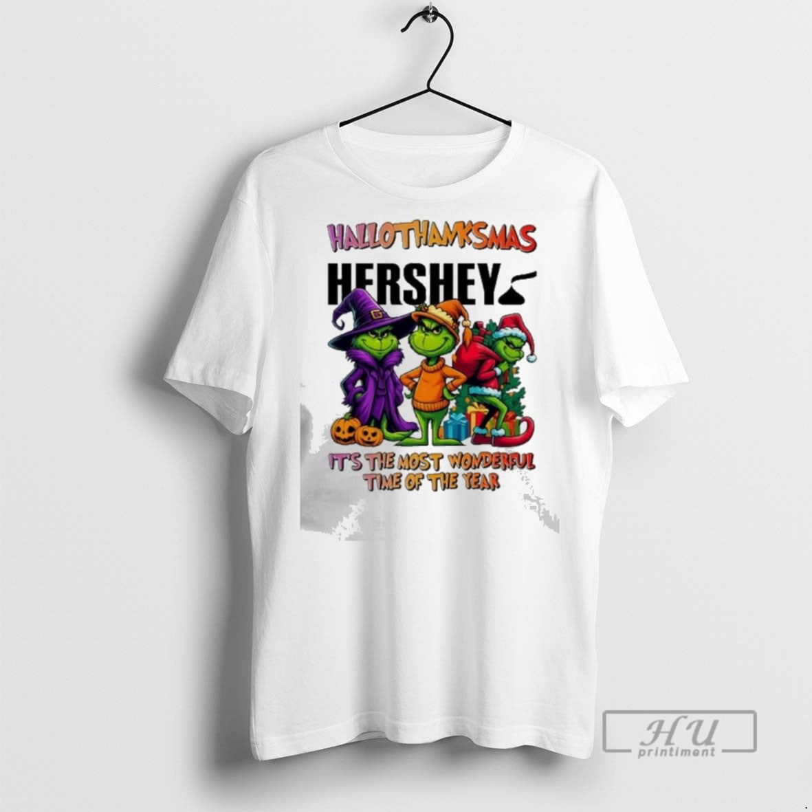Officials Trendy Grinch X Hershey Its The Most - Adult & Kids T-Shirts, Sweatshirts & Hoodies apparel design preview 1