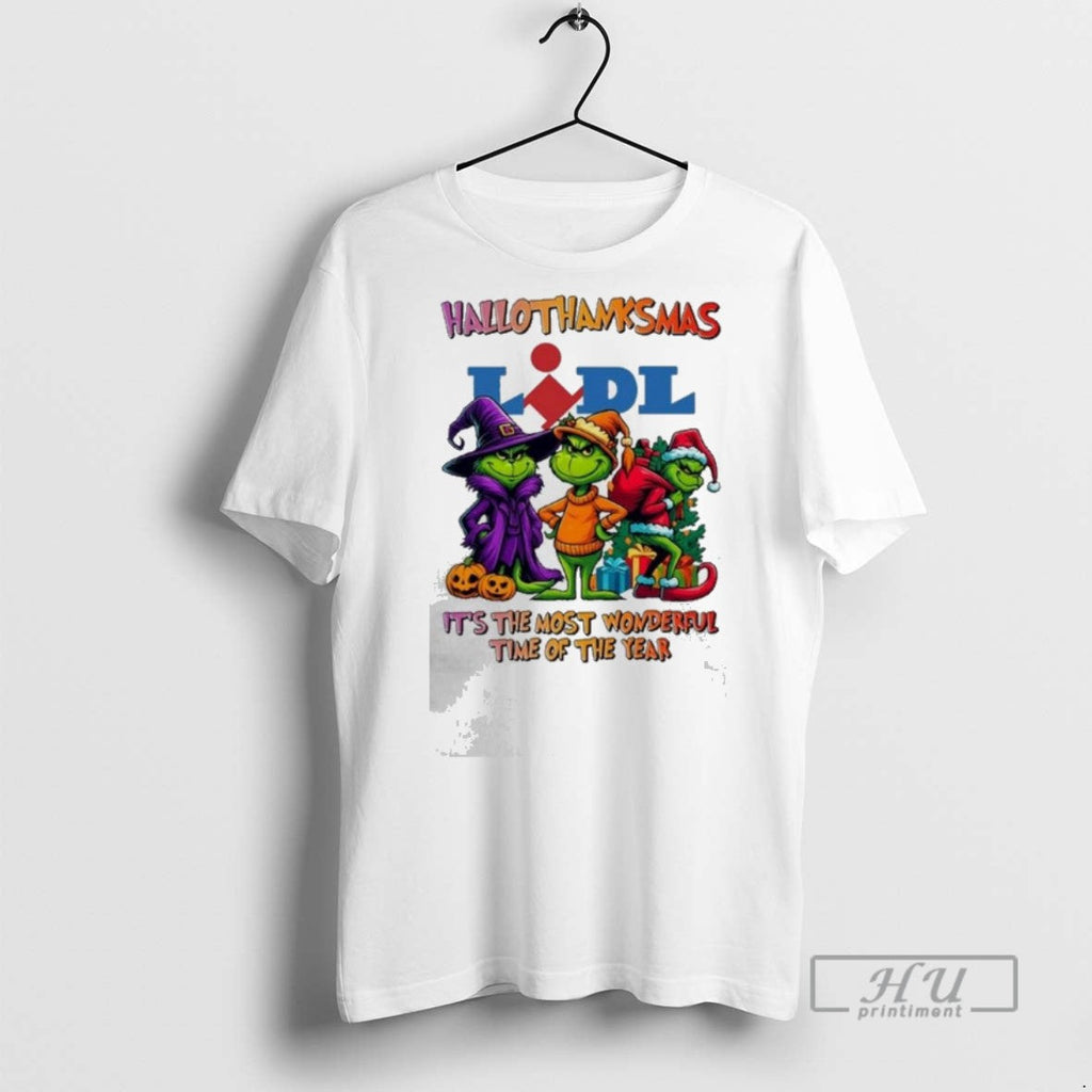 Officials Trendy Grinch X Lidl Its The Most Wonderful - Adult & Kids T-Shirts, Sweatshirts & Hoodies apparel design preview 1