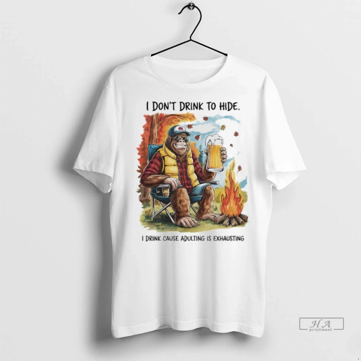 Officials Trendy I Dont Drink To Hide Cause Adulting - Adult & Kids T-Shirts, Sweatshirts & Hoodies apparel design preview 1