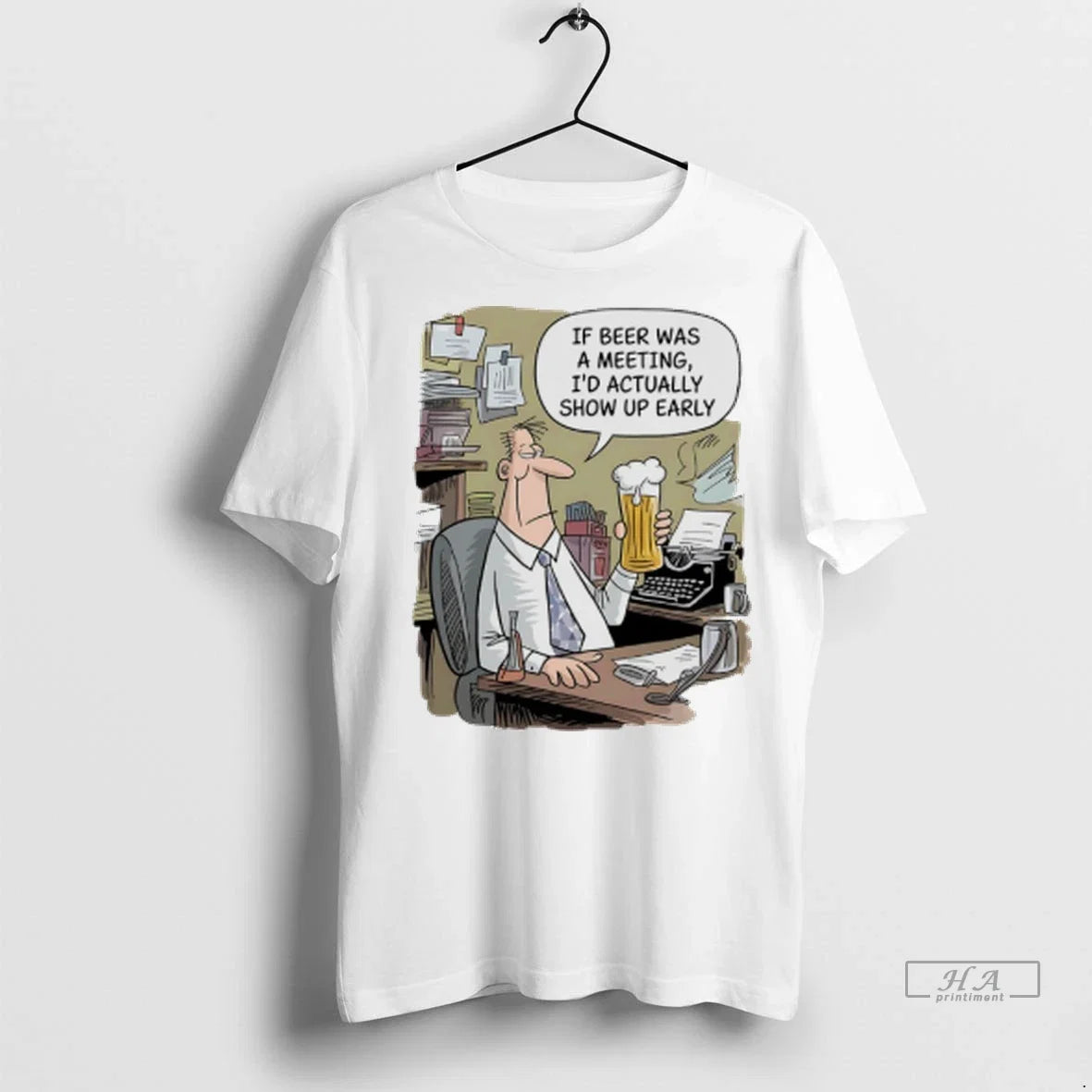 Officials Trendy If Beer Was A Meeting Id Actually - Adult & Kids T-Shirts, Sweatshirts & Hoodies apparel design preview 1