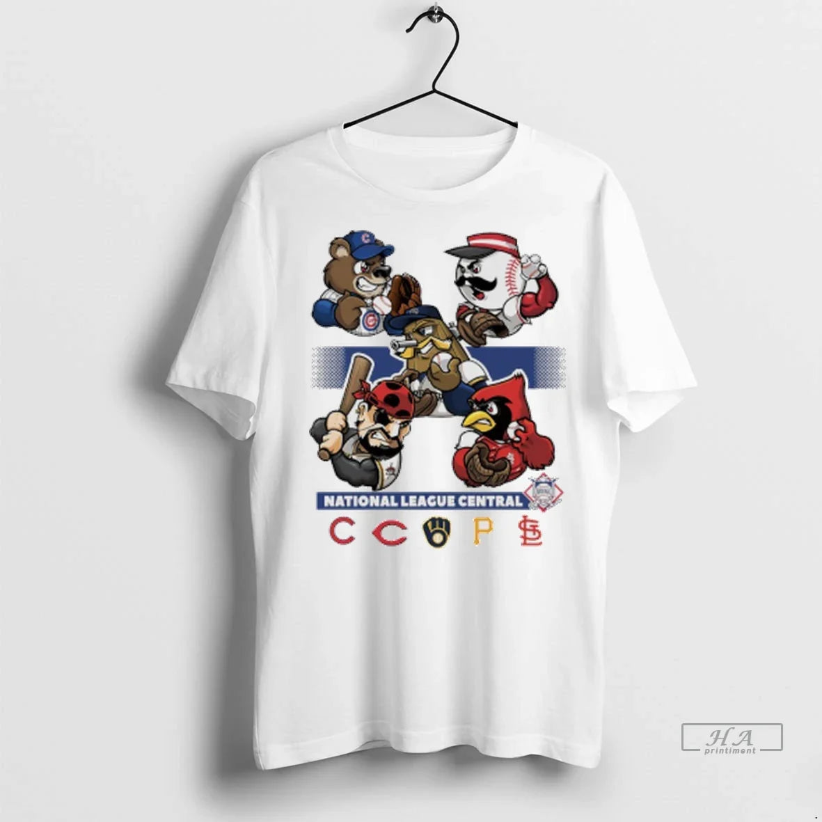 Officials Trendy National League Central 2025 Mlb - Adult & Kids T-Shirts, Sweatshirts & Hoodies apparel design preview 1