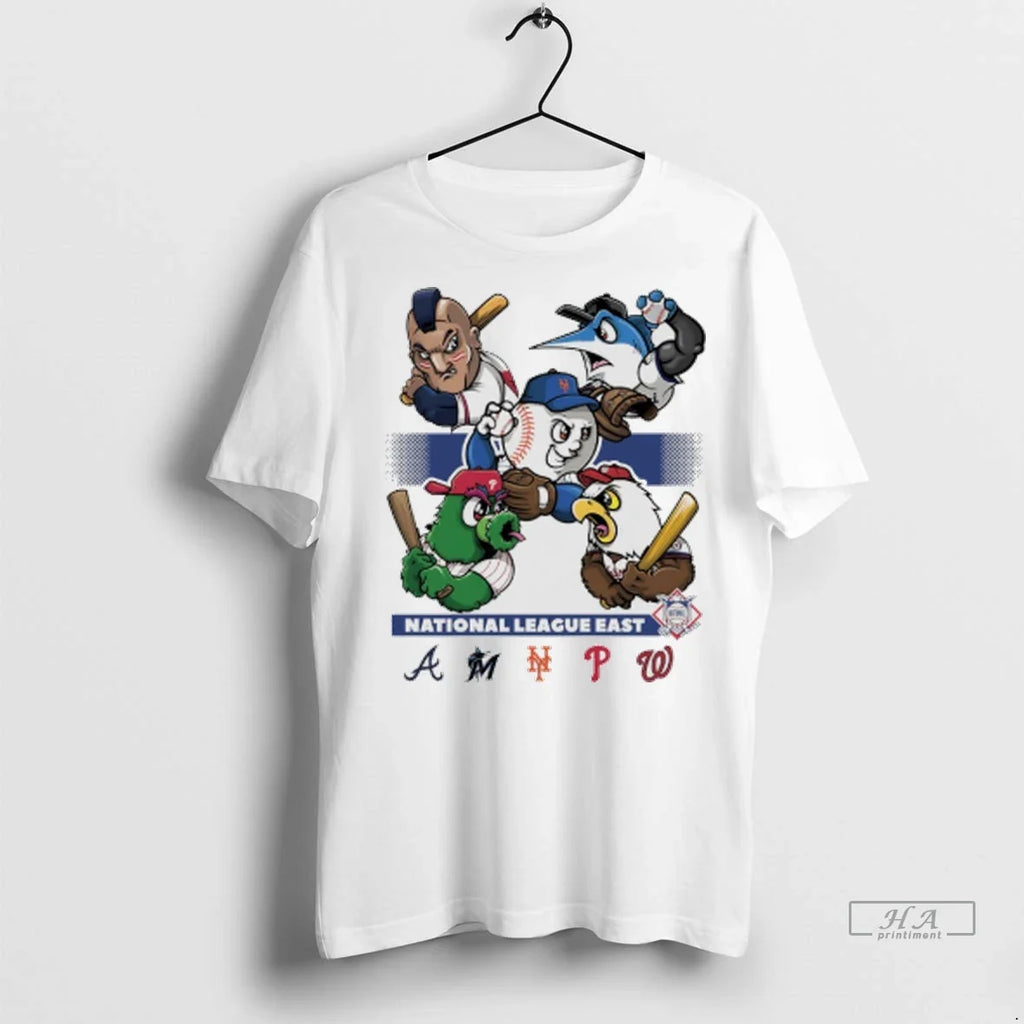 Officials Trendy National League East 2025 Mlb - Adult & Kids T-Shirts, Sweatshirts & Hoodies apparel design preview 1