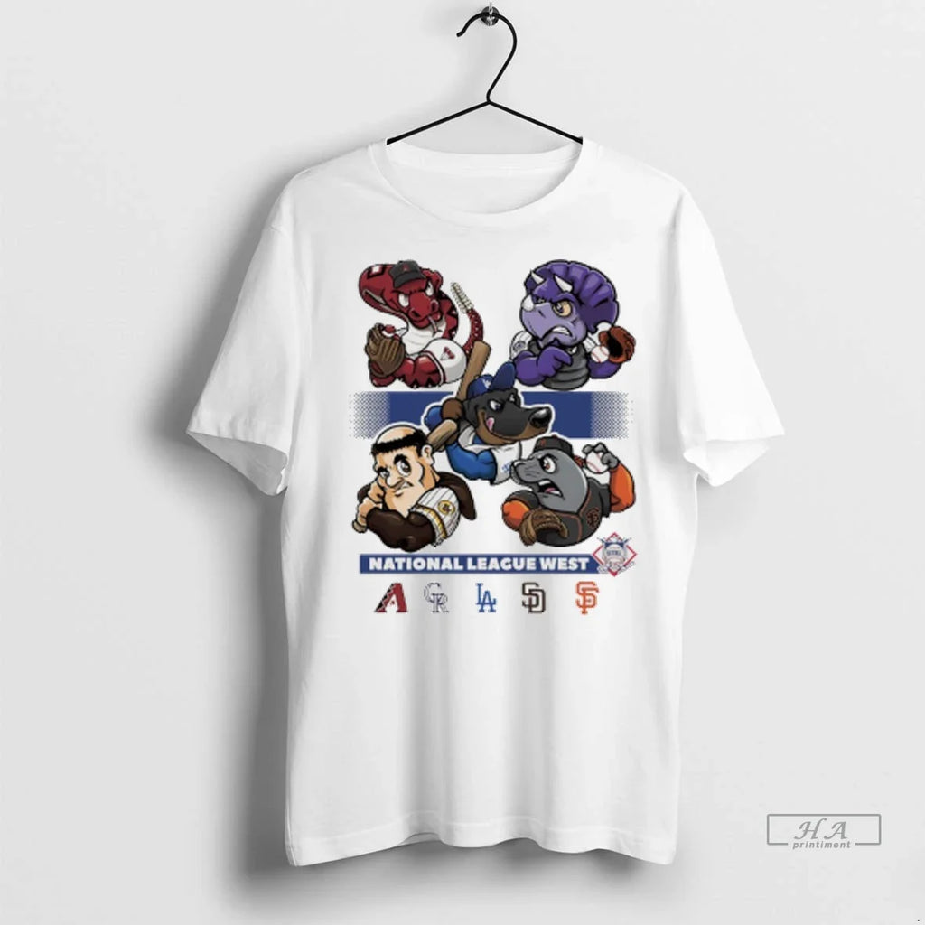 Officials Trendy National League West 2025 Mlb - Adult & Kids T-Shirts, Sweatshirts & Hoodies apparel design preview 1