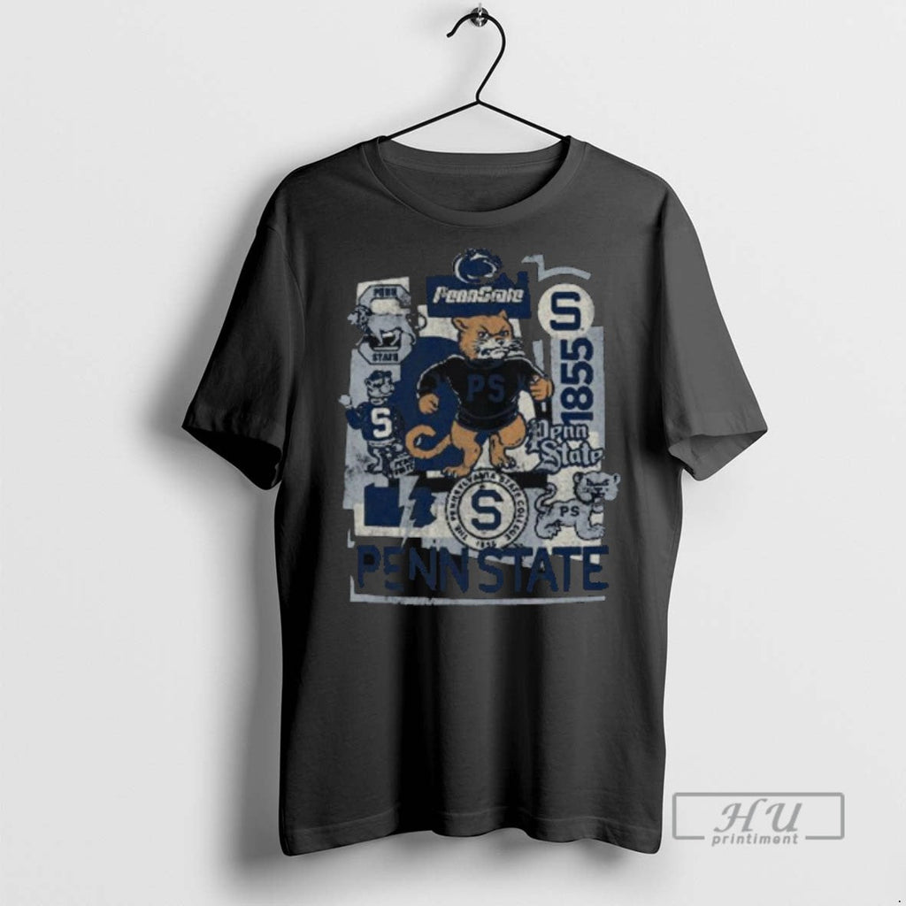 Officials Trendy Penn State Vintage Vault Logo Long - Adult & Kids T-Shirts, Sweatshirts & Hoodies apparel design preview 1