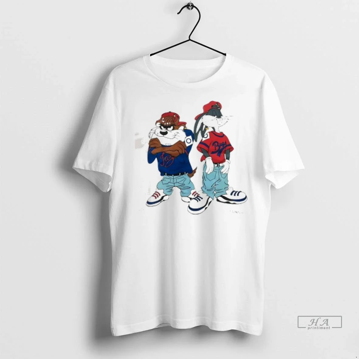 Officials Trendy Bugs Bunny And The Tasmanian Devil - Adult & Kids T-Shirts, Sweatshirts & Hoodies apparel design preview 1
