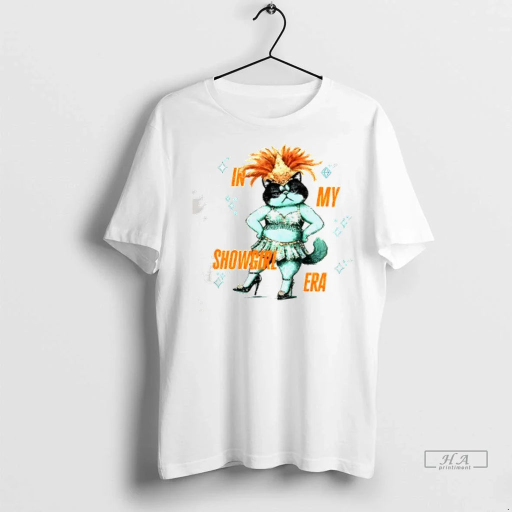 Officials Trendy Cat Oliva In My Showgirl Era K4gdvt - Adult & Kids T-Shirts, Sweatshirts & Hoodies apparel design preview 1