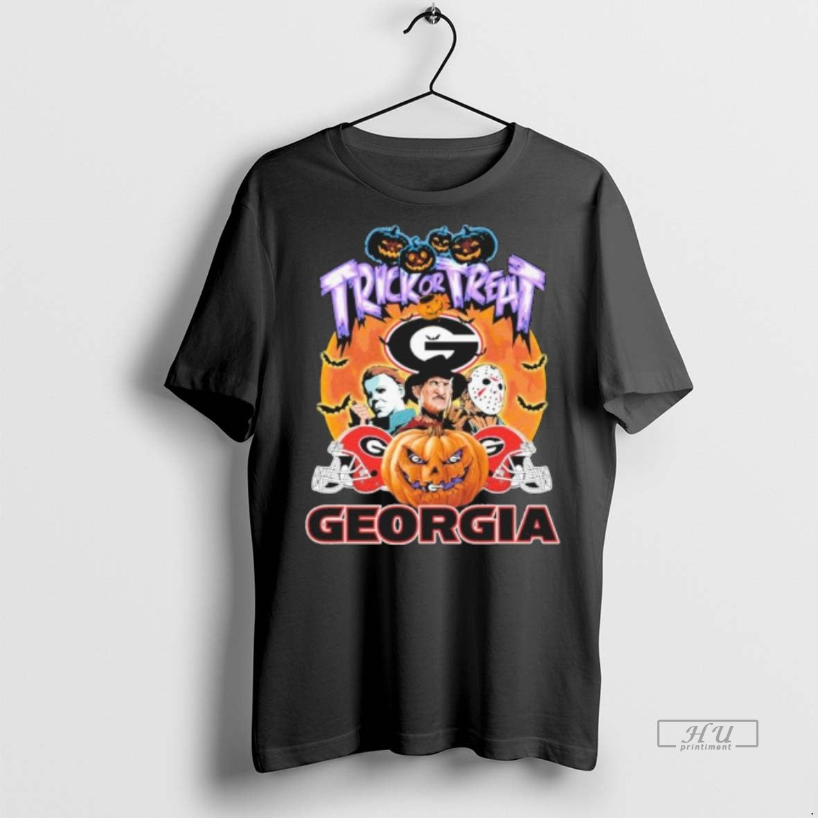 Officials Trick Or Treat Halloween X Georgia Bulldogs - Adult & Kids T-Shirts, Sweatshirts & Hoodies apparel design preview 1