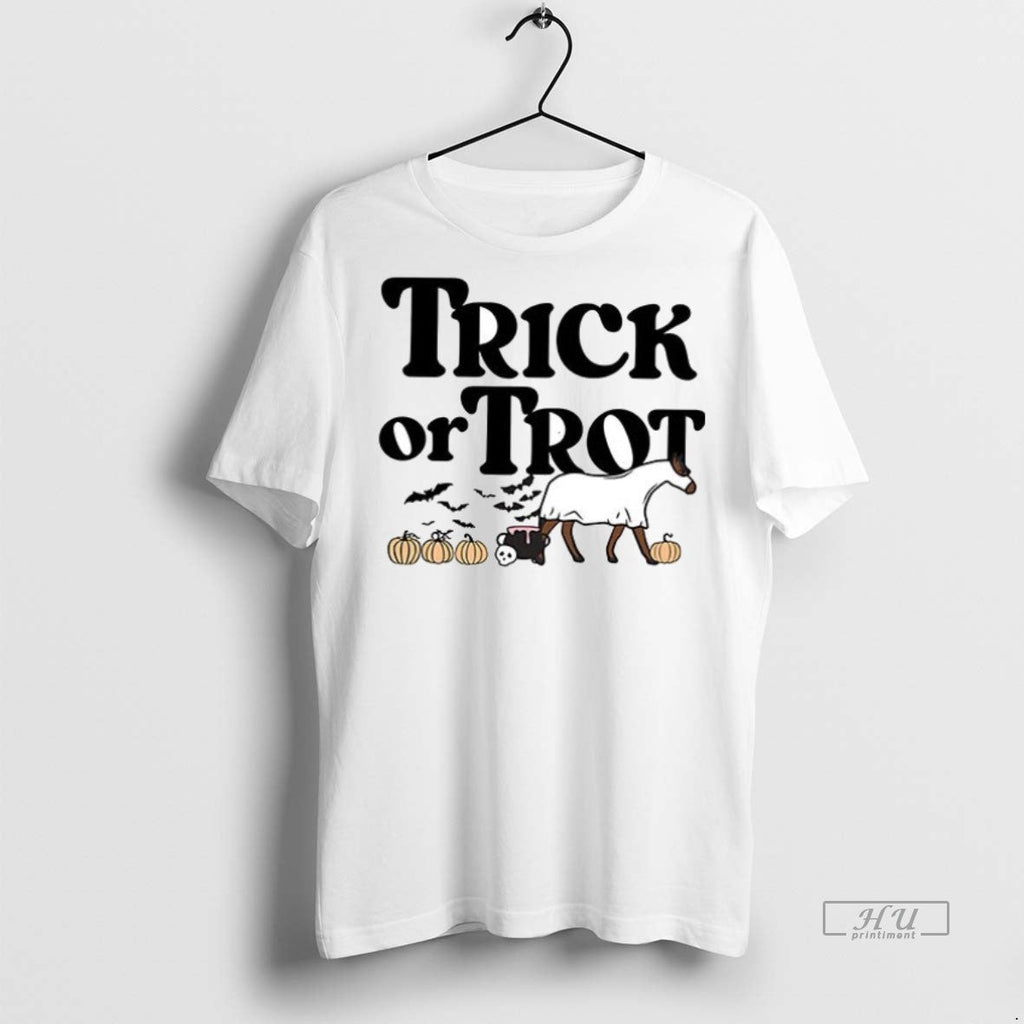 Officials Trick Or Trot Halloween Ceramic And Classic - Adult & Kids T-Shirts, Sweatshirts & Hoodies apparel design preview 1