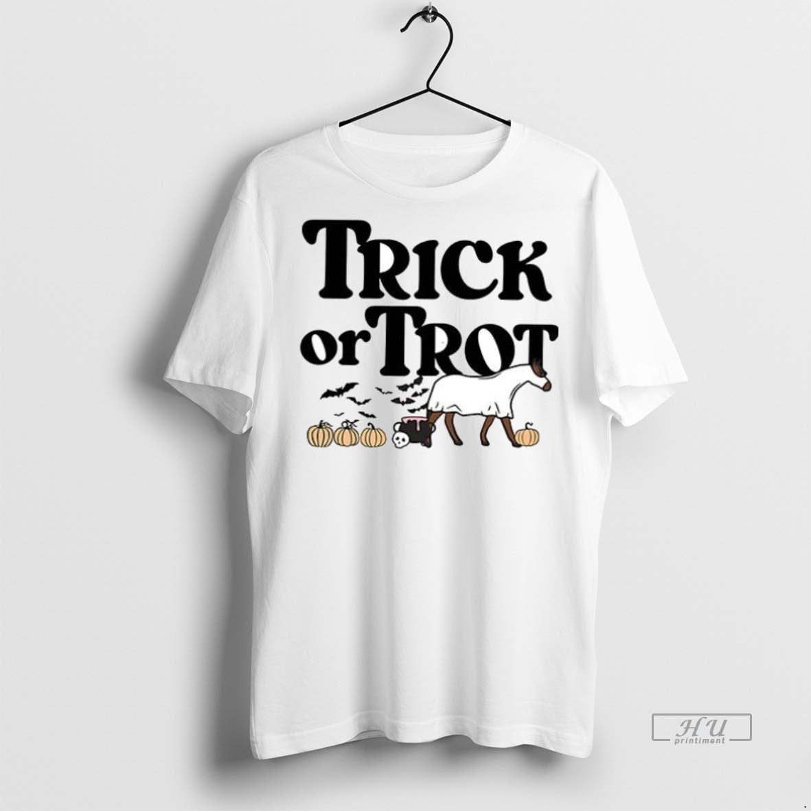 Officials Trick Or Trot Halloween Ceramic And Classic - Adult & Kids T-Shirts, Sweatshirts & Hoodies apparel design preview 1