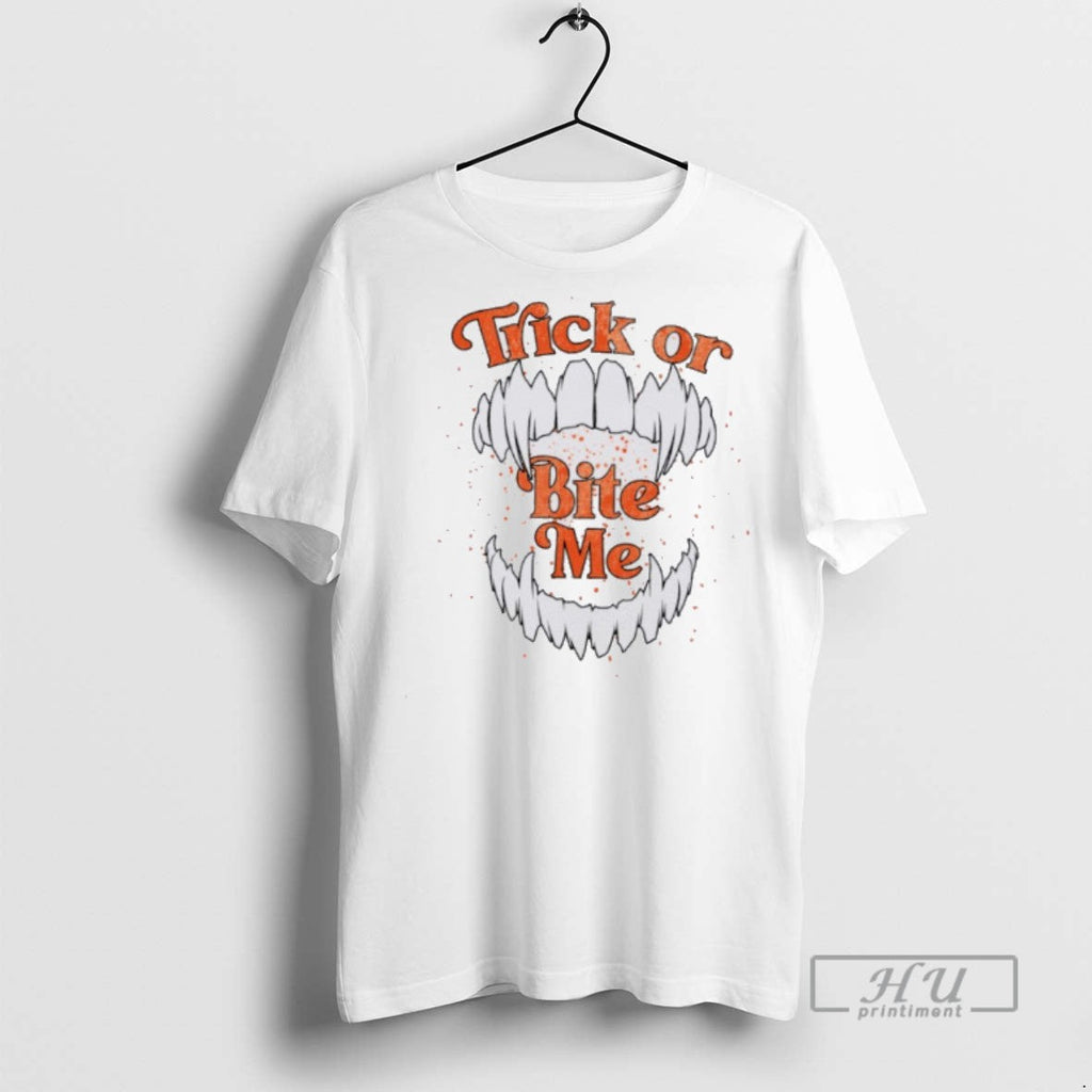Officials Trick Or Bite Me Halloween - Adult & Kids T-Shirts, Sweatshirts & Hoodies apparel design preview 1