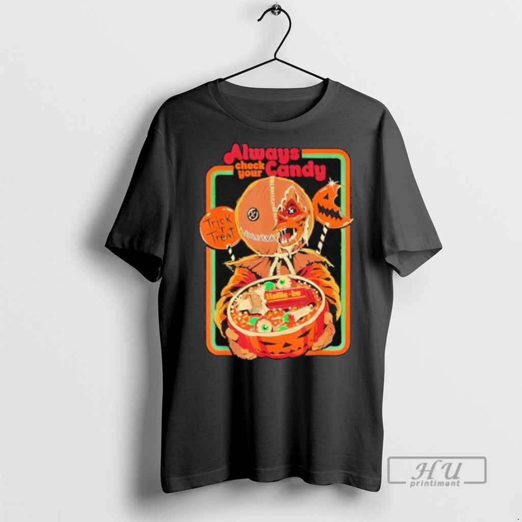 Officials Trick R Treat Always Check Your Candy - Adult & Kids T-Shirts, Sweatshirts & Hoodies apparel design preview 1