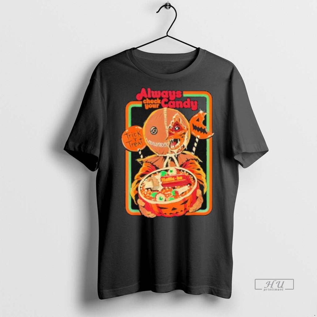 Officials Trick R Treat Always Check Your Candy - Adult & Kids T-Shirts, Sweatshirts & Hoodies apparel design preview 1