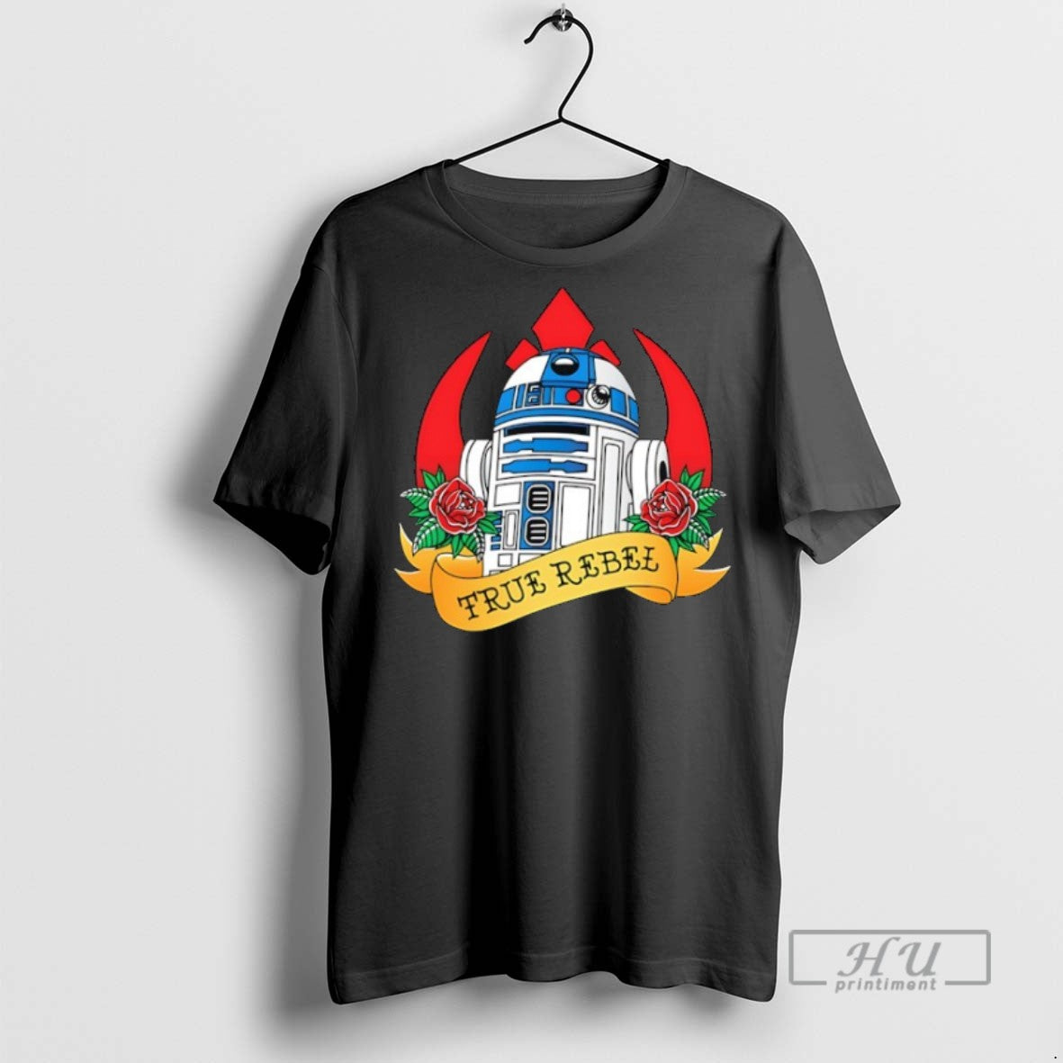 Officials True Rebel R2 D2 A Tattoo Style - Adult & Kids T-Shirts, Sweatshirts & Hoodies apparel design preview 1
