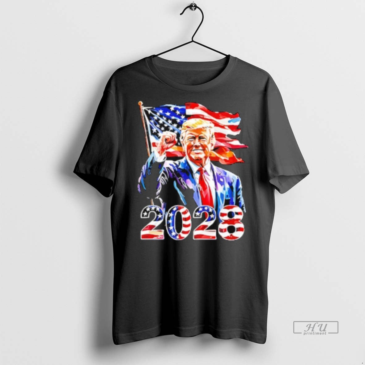 Officials Trump For President 2028 Usa Flag Sweater - Adult & Kids T-Shirts, Sweatshirts & Hoodies apparel design preview 1