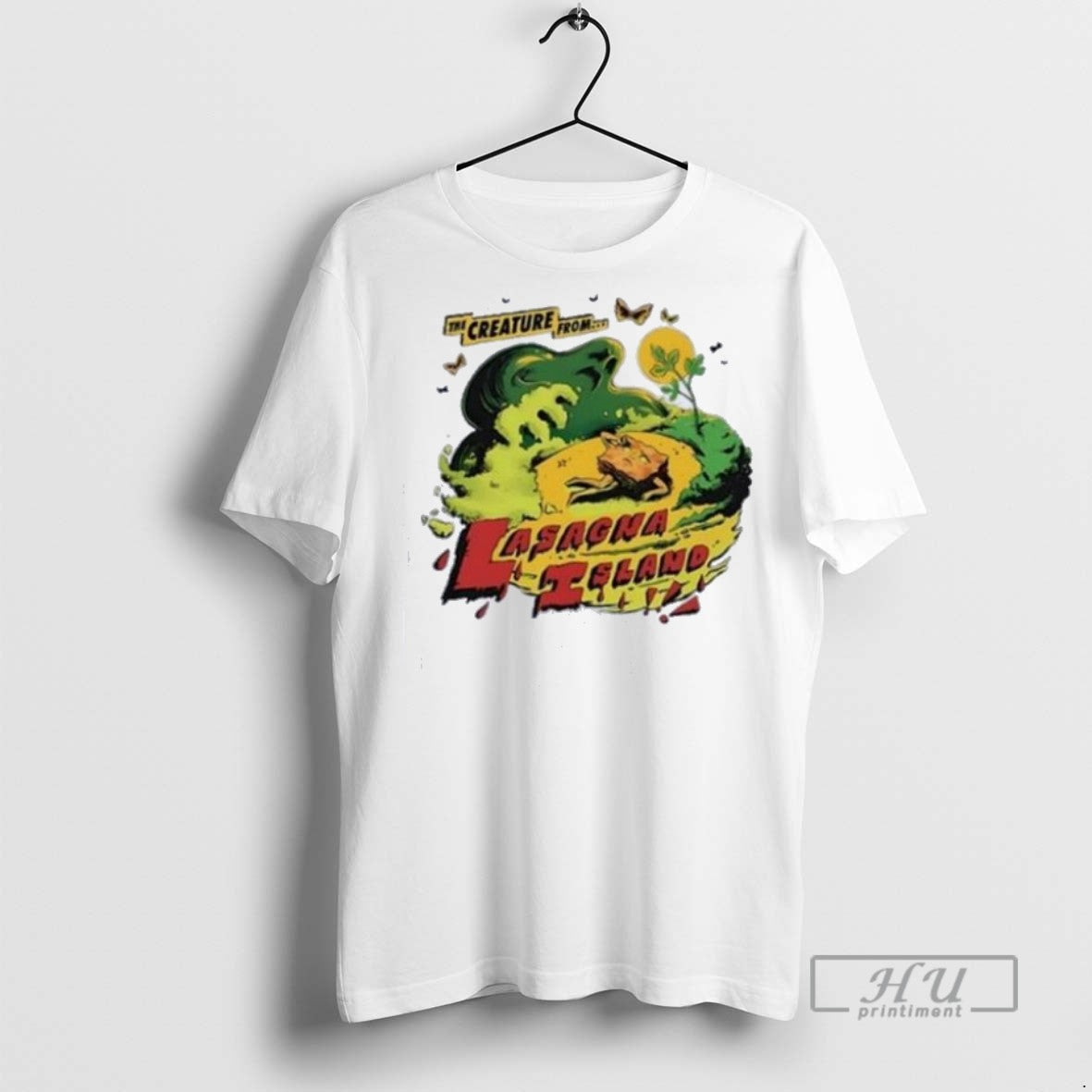 Officials Try Guys The Creature From Lasagna Island - Adult & Kids T-Shirts, Sweatshirts & Hoodies apparel design preview 1