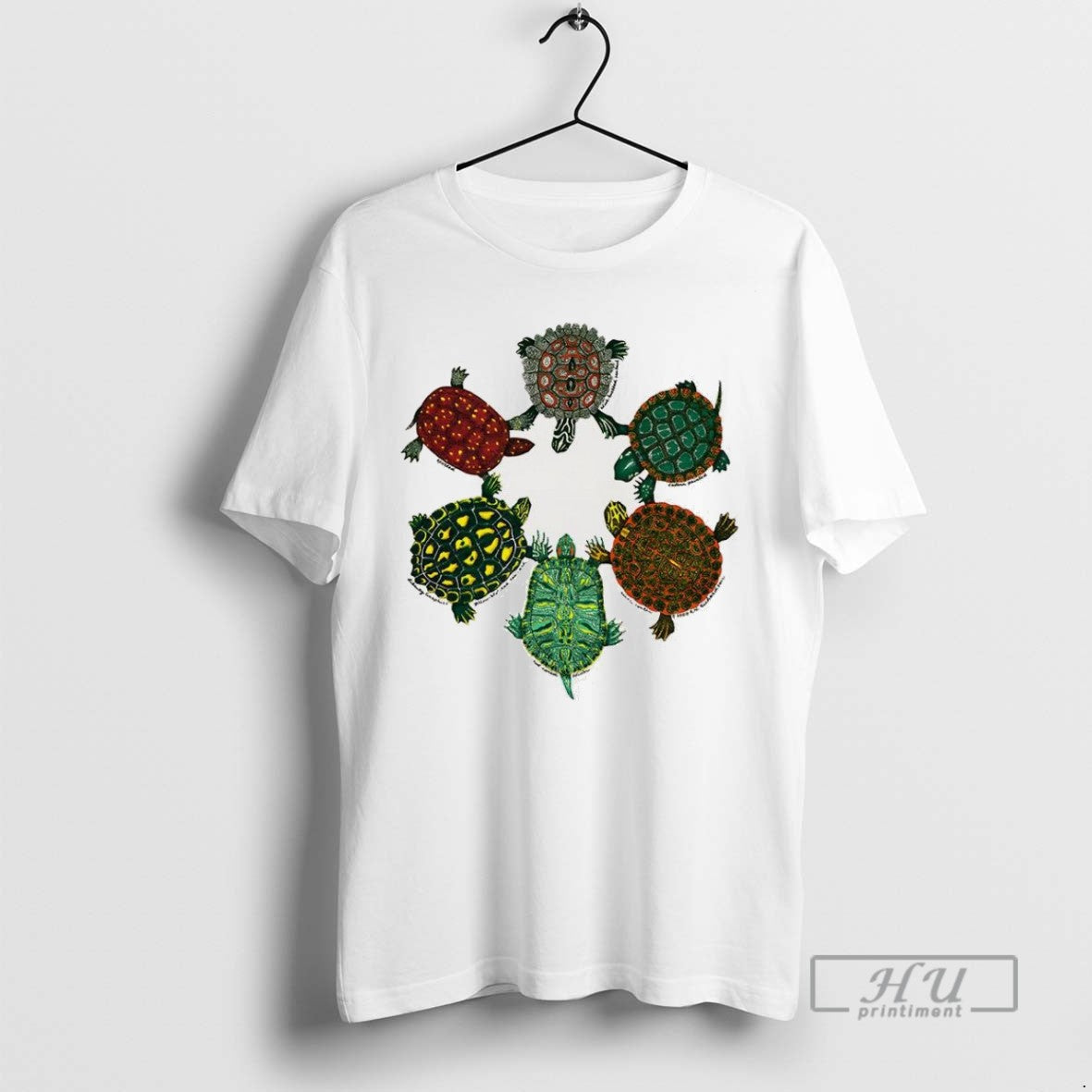 Officials Turtle Arranged In A Circle Graphic - Adult & Kids T-Shirts, Sweatshirts & Hoodies apparel design preview 1