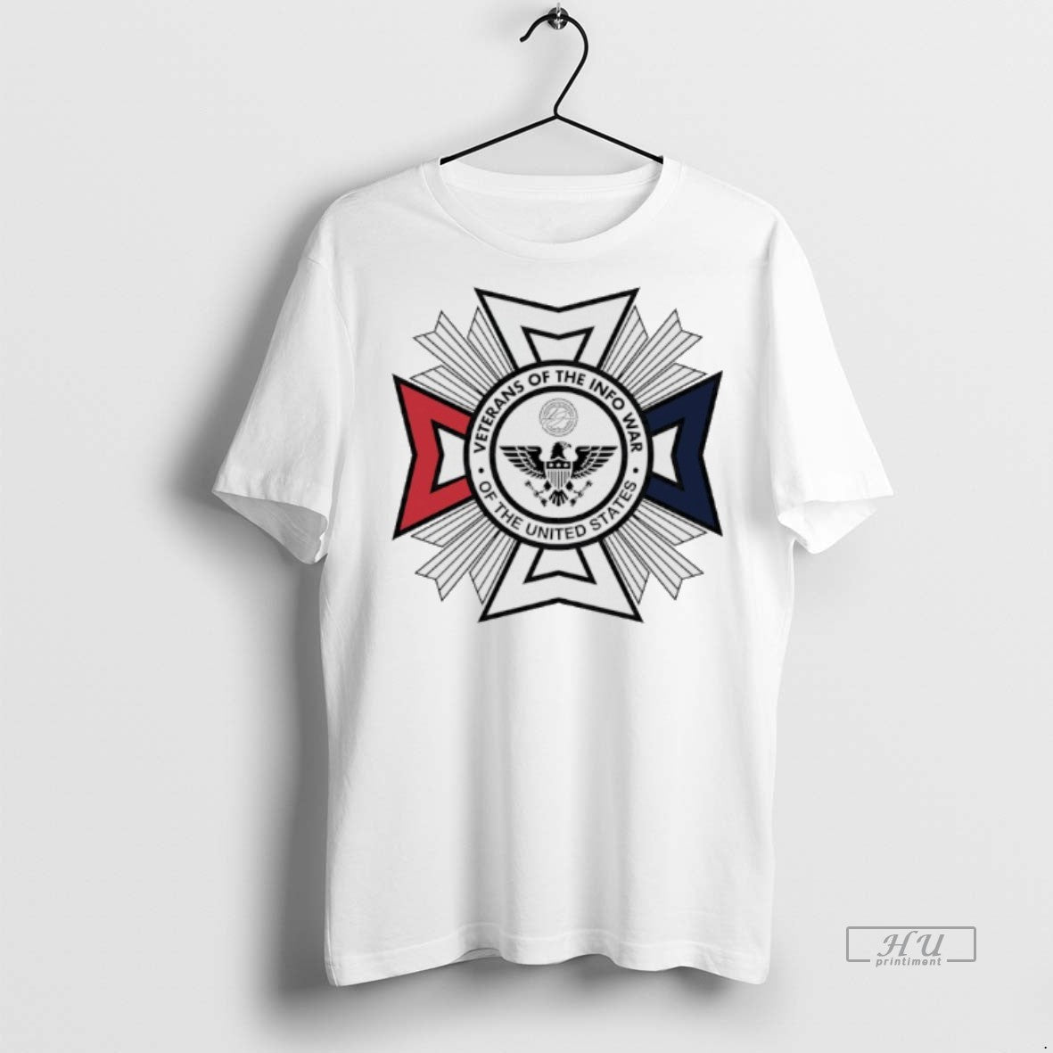 Officials Us Veteran Of The Infowar United States - Adult & Kids T-Shirts, Sweatshirts & Hoodies apparel design preview 1
