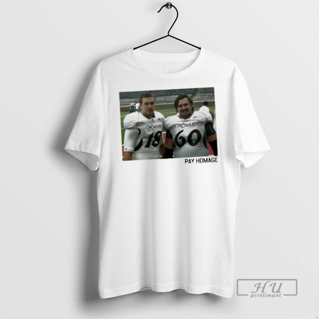 Officials Uc Bearcats Kelce Brothers Pay Homage - Adult & Kids T-Shirts, Sweatshirts & Hoodies apparel design preview 1