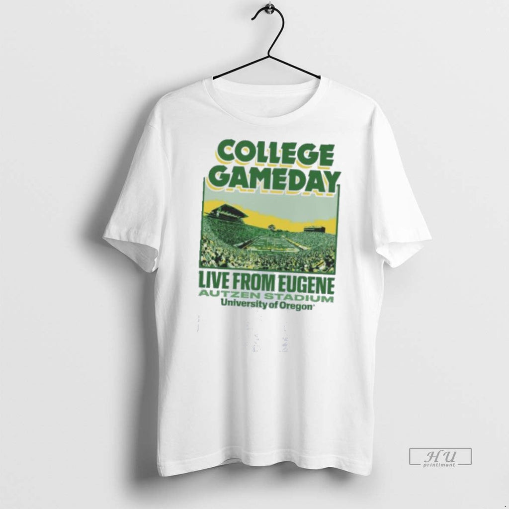 Officials University Of Oregon 2025 College Gameday - Adult & Kids T-Shirts, Sweatshirts & Hoodies apparel design preview 1