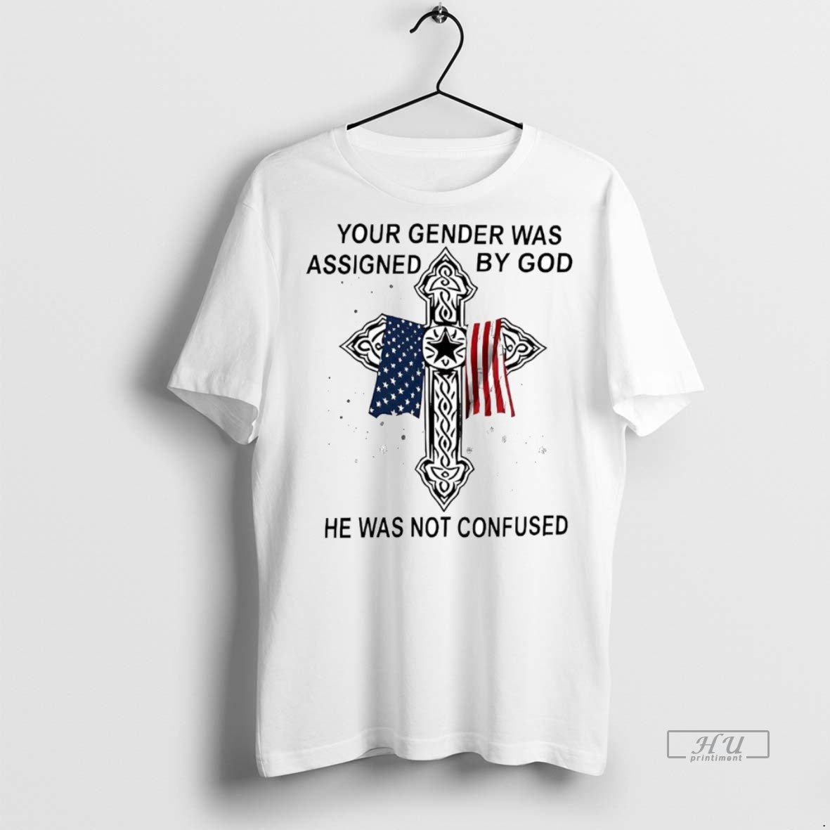 Officials Veteran Your Gender Was Assigned By God He - Adult & Kids T-Shirts, Sweatshirts & Hoodies apparel design preview 1