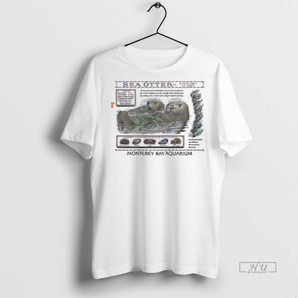 Officials Vintage Sea Otters Monterey Bay Aquarium - Adult & Kids T-Shirts, Sweatshirts & Hoodies apparel design preview 1