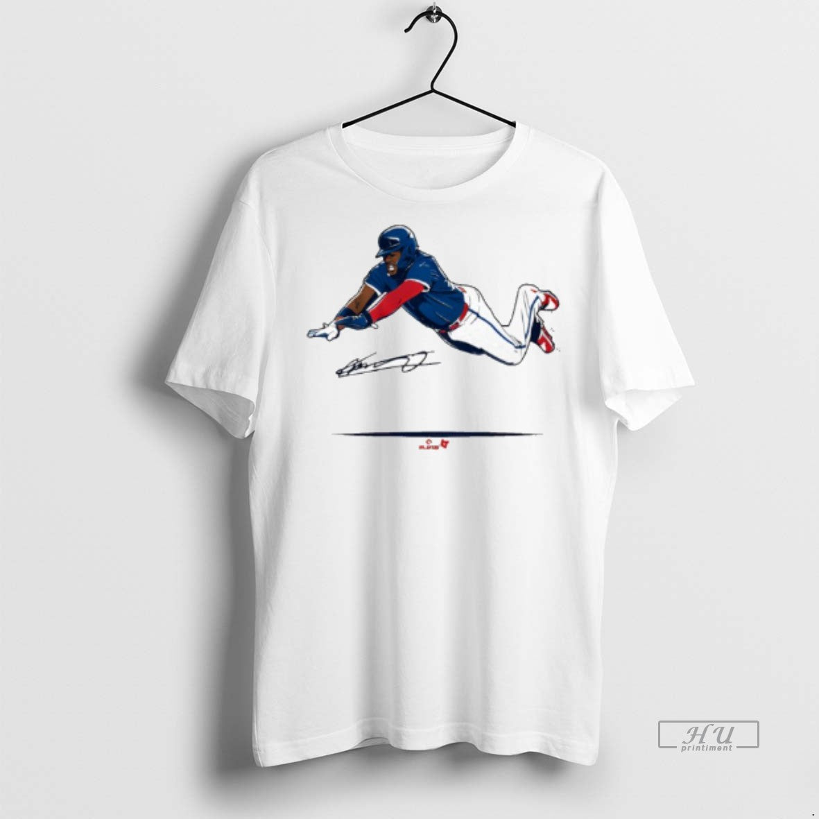 Officials Vladimir Guerrero Jr Super Vlad Flying - Adult & Kids T-Shirts, Sweatshirts & Hoodies apparel design preview 1