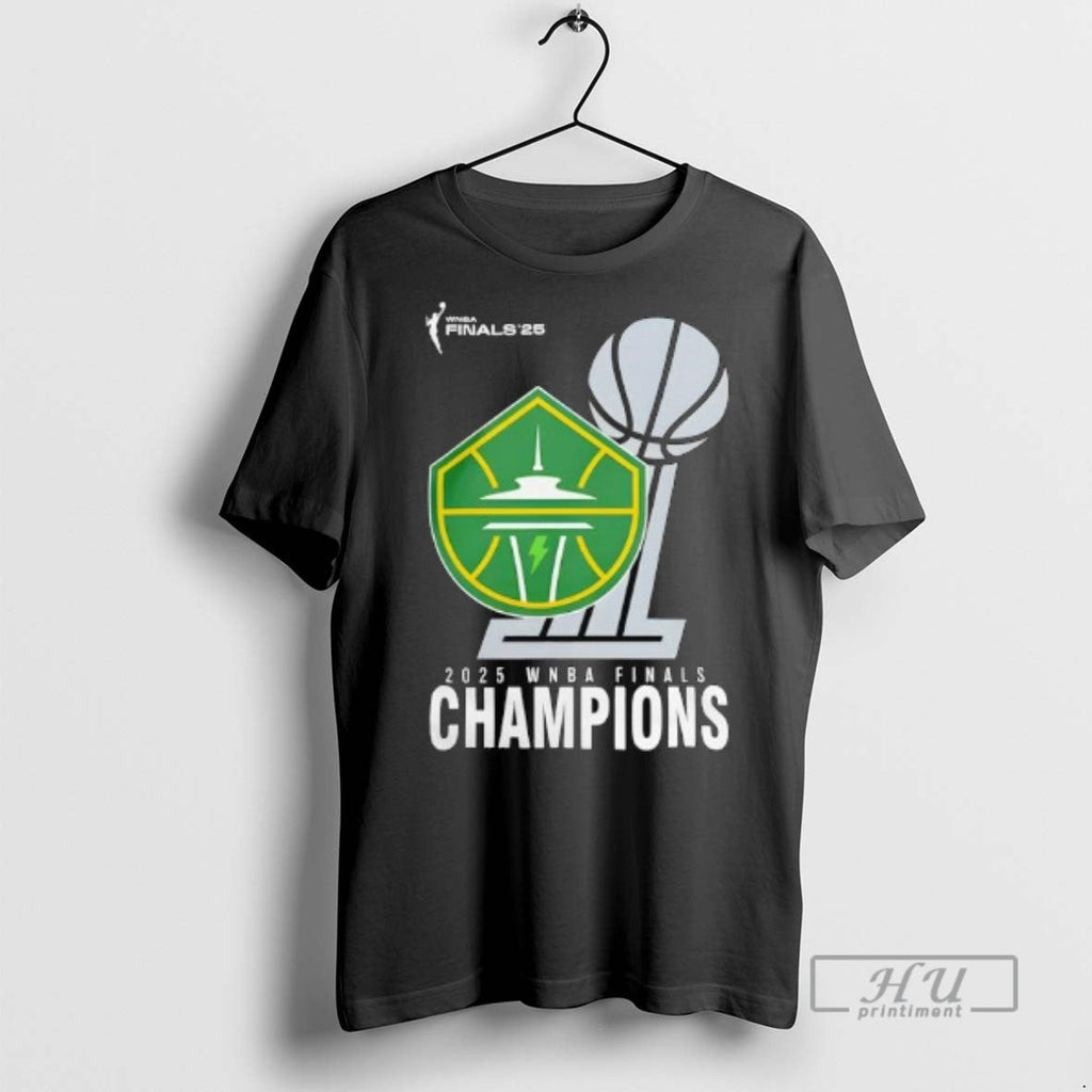 Officials Wnba Shop 2025 Champions Seattle Storm - Adult & Kids T-Shirts, Sweatshirts & Hoodies apparel design preview 1