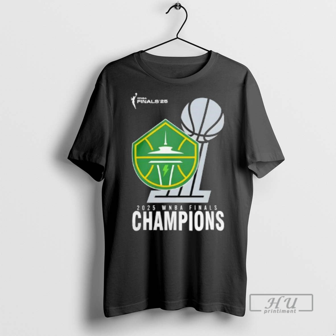 Officials Wnba Shop 2025 Champions Seattle Storm - Adult & Kids T-Shirts, Sweatshirts & Hoodies apparel design preview 1