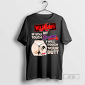 Officials Warning If You Touch My Atlanta Braves I - Adult & Kids T-Shirts, Sweatshirts & Hoodies apparel design preview 1