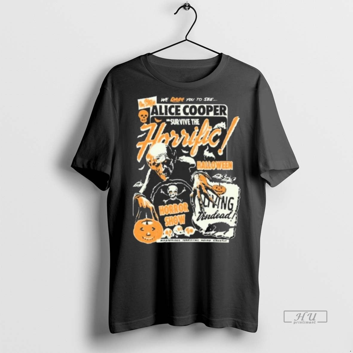 Officials We Dare You To See Alice Cooper And Survive - Adult & Kids T-Shirts, Sweatshirts & Hoodies apparel design preview 1