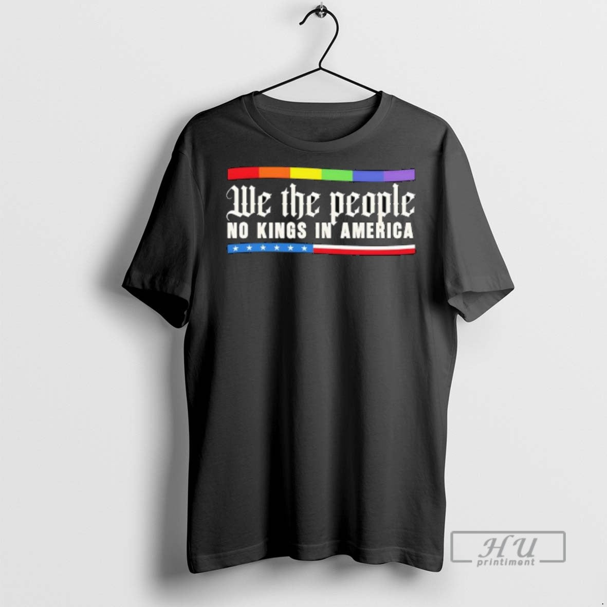 Officials We The People No Kings In America Us Flag - Adult & Kids T-Shirts, Sweatshirts & Hoodies apparel design preview 1