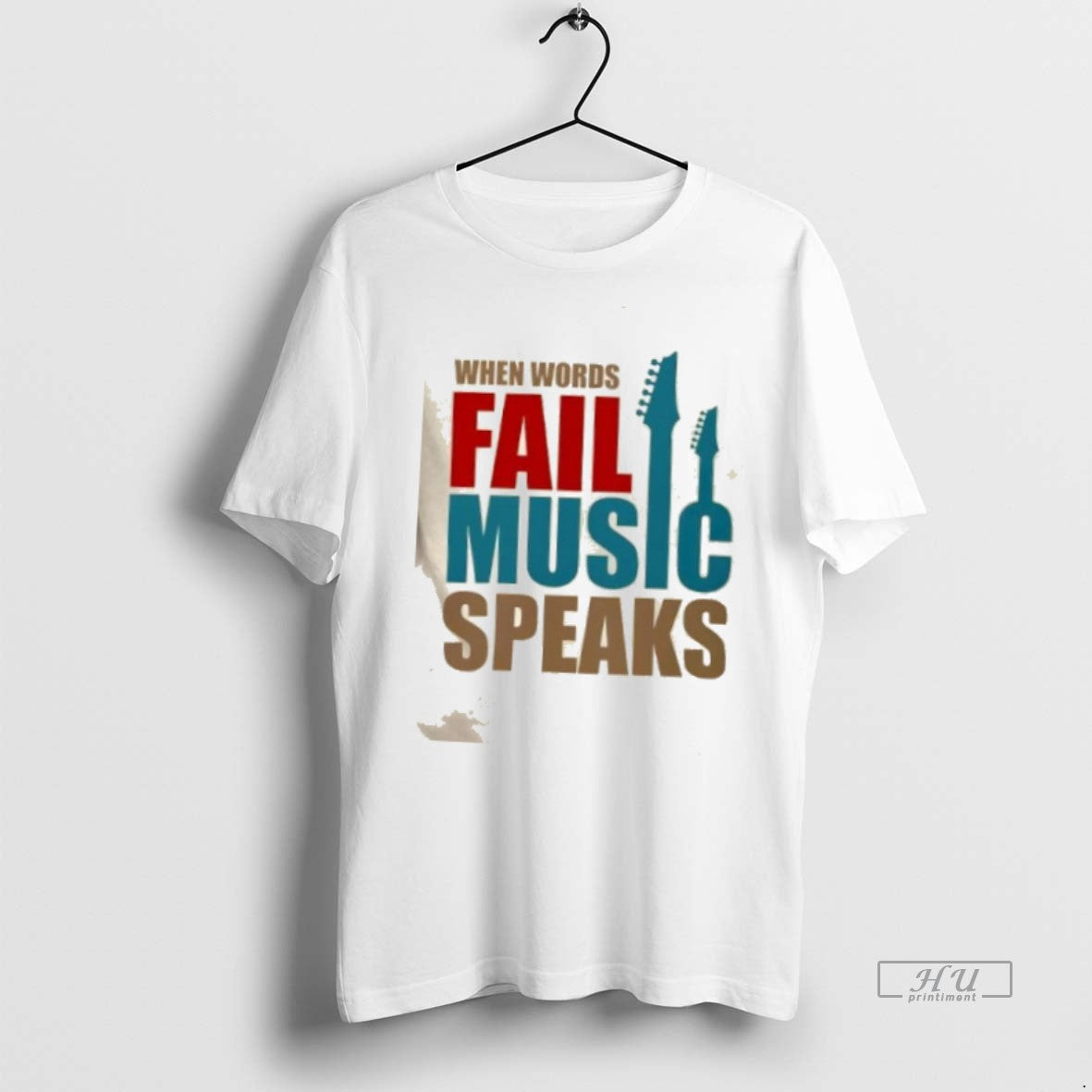 Officials When Words Fail Music Speaks Sweater - Adult & Kids T-Shirts, Sweatshirts & Hoodies apparel design preview 1