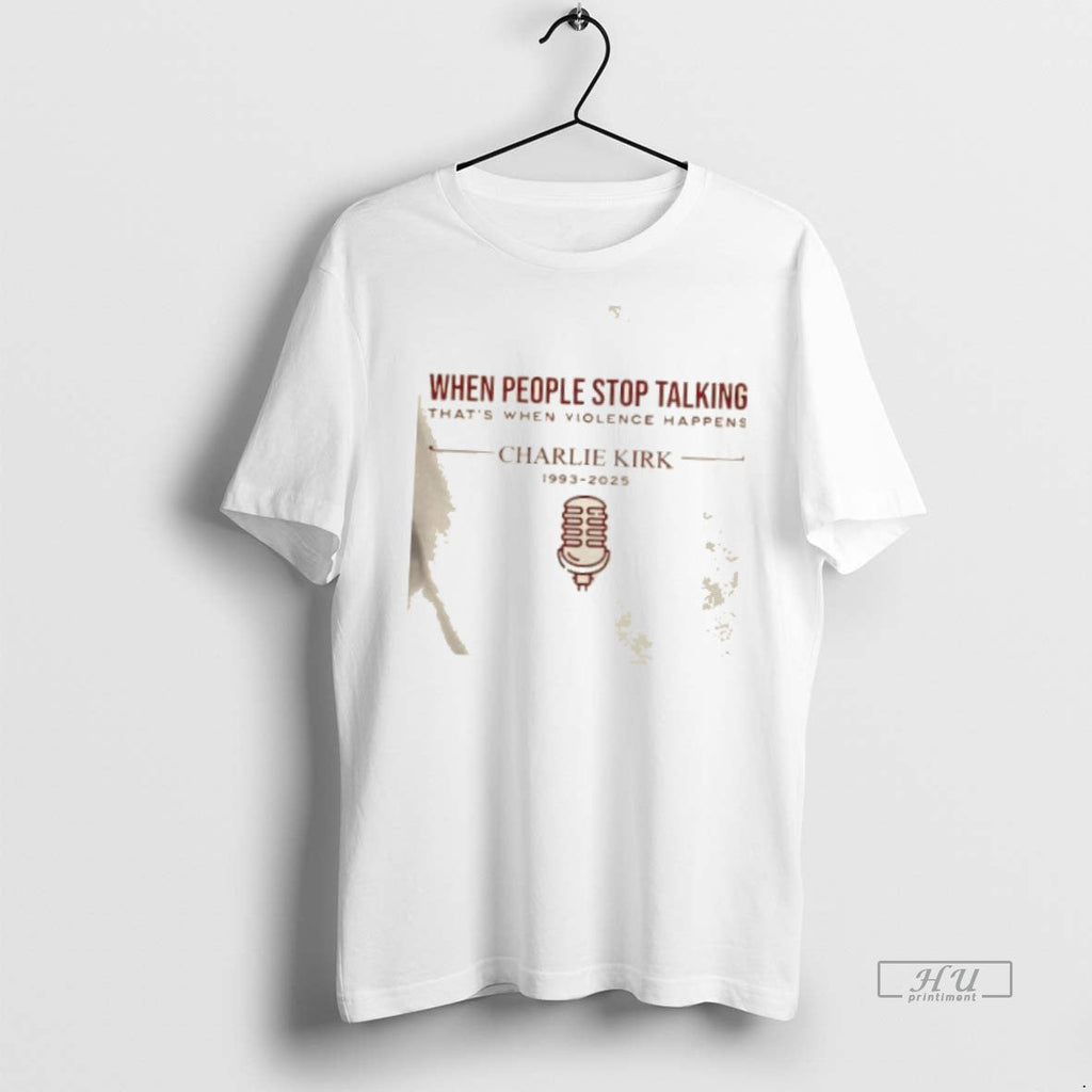 Officials When People Stop Talking Thats Violence - Adult & Kids T-Shirts, Sweatshirts & Hoodies apparel design preview 1