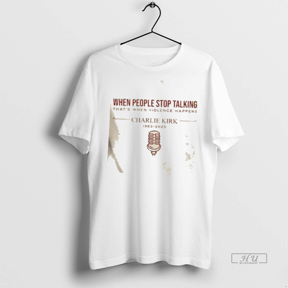 Officials When People Stop Talking Thats Violence - Adult & Kids T-Shirts, Sweatshirts & Hoodies apparel design preview 1