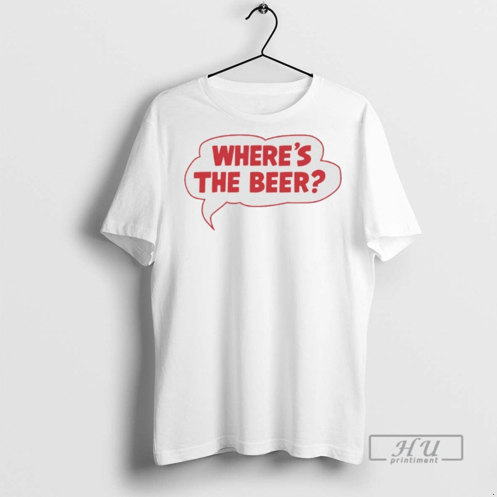 Officials Wheres The Beer Word Bubble - Adult & Kids T-Shirts, Sweatshirts & Hoodies apparel design preview 1