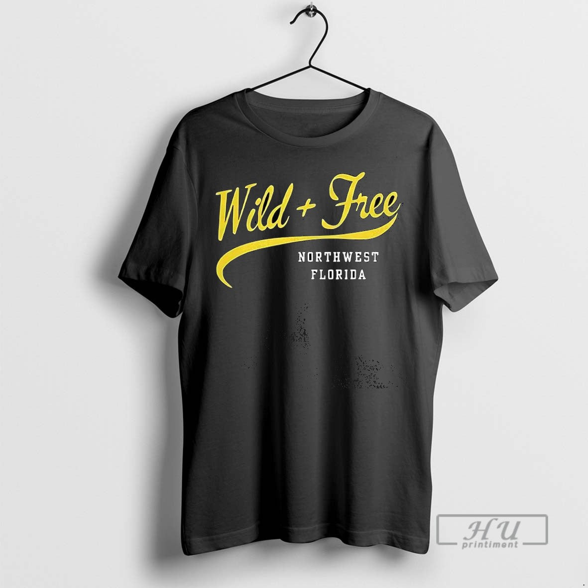 Officials Wild And Free Northwest Florida Retro - Adult & Kids T-Shirts, Sweatshirts & Hoodies apparel design preview 1