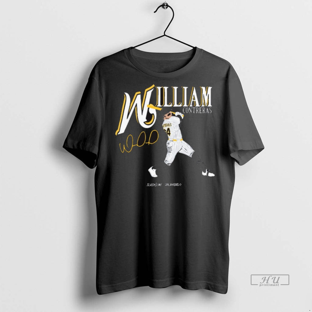 Officials William Contreras Milwaukee Brewers Mlb - Adult & Kids T-Shirts, Sweatshirts & Hoodies apparel design preview 1